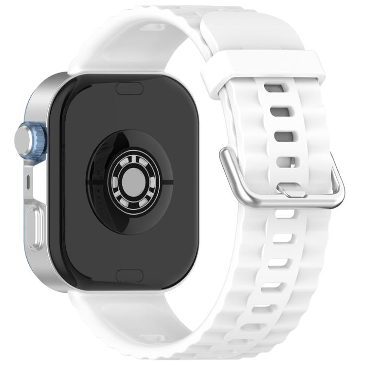 Cinturino per orologio in silicone tinta unita con fibbia argentata xDfind, For Huawei Watch Fit4 Pro / Fit4 / Fit3