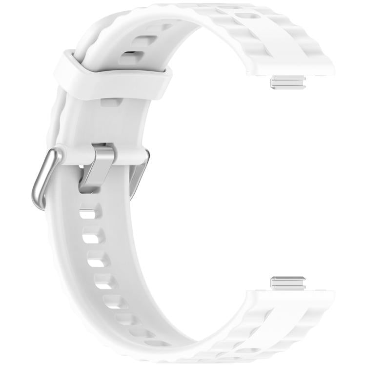 Cinturino per orologio in silicone tinta unita con fibbia argentata xDfind, For Huawei Watch Fit4 Pro / Fit4 / Fit3