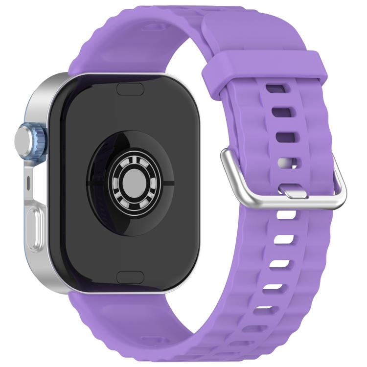 Cinturino per orologio in silicone tinta unita con fibbia argentata xDfind, For Huawei Watch Fit4 Pro / Fit4 / Fit3