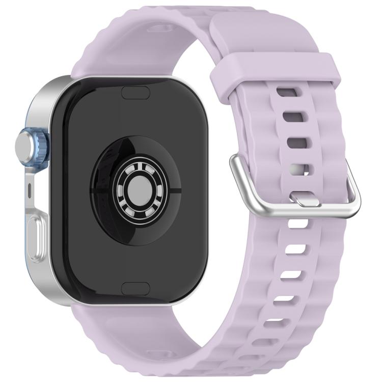 Cinturino per orologio in silicone tinta unita con fibbia argentata xDfind, For Huawei Watch Fit4 Pro / Fit4 / Fit3