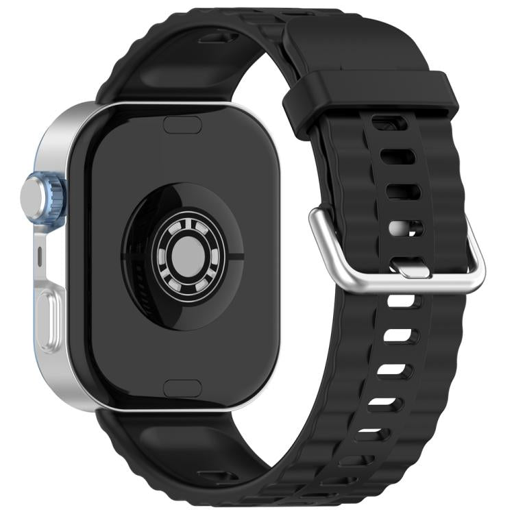 Cinturino per orologio in silicone tinta unita con fibbia argentata xDfind, For Huawei Watch Fit4 Pro / Fit4 / Fit3