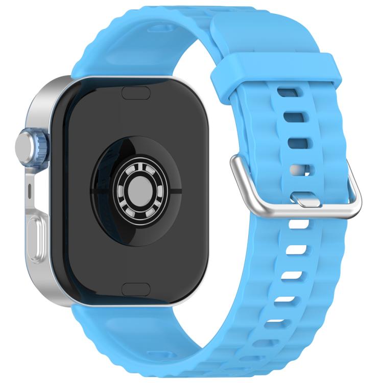 Cinturino per orologio in silicone tinta unita con fibbia argentata xDfind, For Huawei Watch Fit4 Pro / Fit4 / Fit3