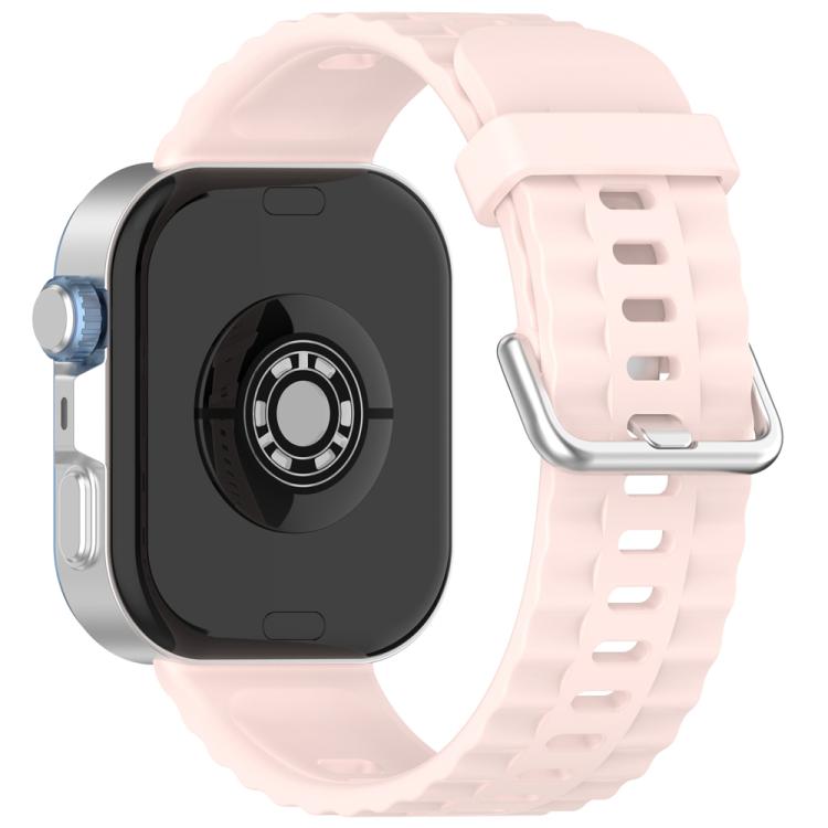Cinturino per orologio in silicone tinta unita con fibbia argentata xDfind, For Huawei Watch Fit4 Pro / Fit4 / Fit3