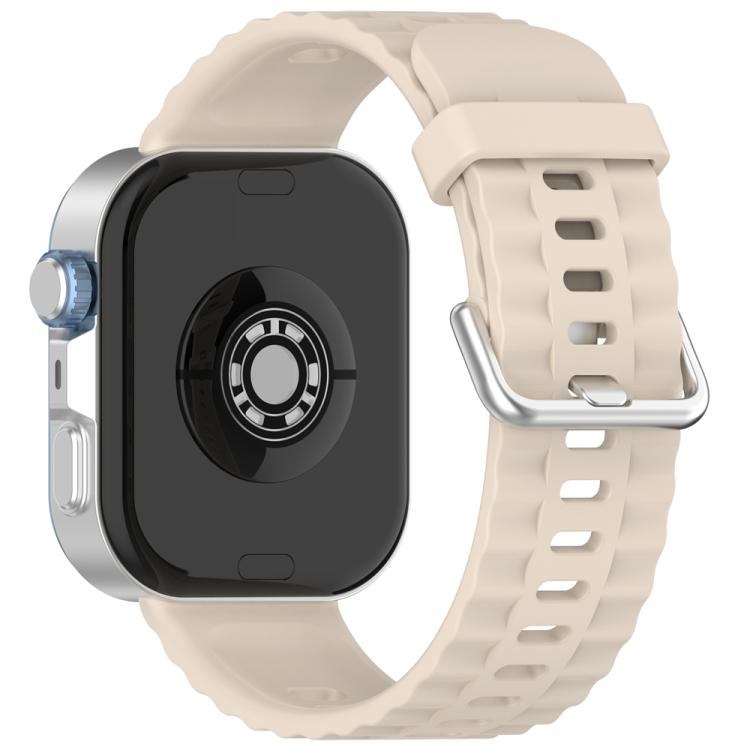Cinturino per orologio in silicone tinta unita con fibbia argentata xDfind, For Huawei Watch Fit4 Pro / Fit4 / Fit3