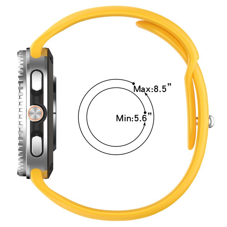 Cinturino per orologio in silicone con fibbia inversa xDfind, For Samsung Galaxy Watch8 / 8 Classic
