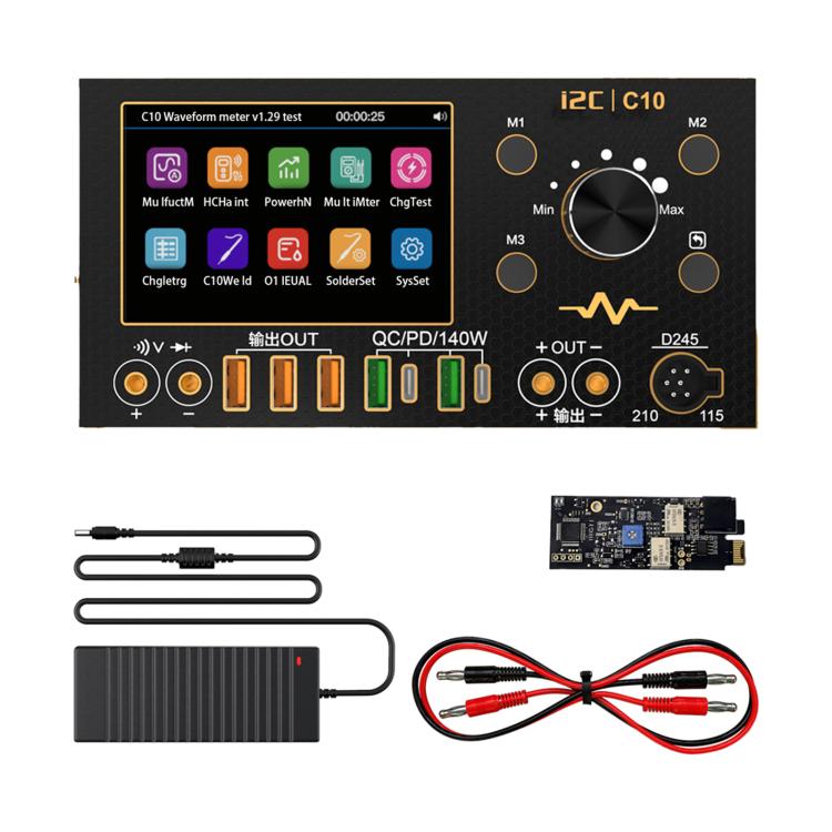 Amperometro digitale a forma d'onda i2C C10 ad altissima precisione con rilevamento della carica e misurazione della tensione., Set 1, Set 2