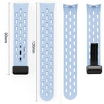 Cinturino per orologio in silicone con fibbia magnetica nera xDfind Holes, For Xiaomi Smart Band 10 / 9 / 8
