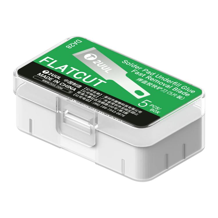 2uul 5 in 1 DA28 FlatCut Pad Saldatore Lame di riempimento colla per rimozione rapida