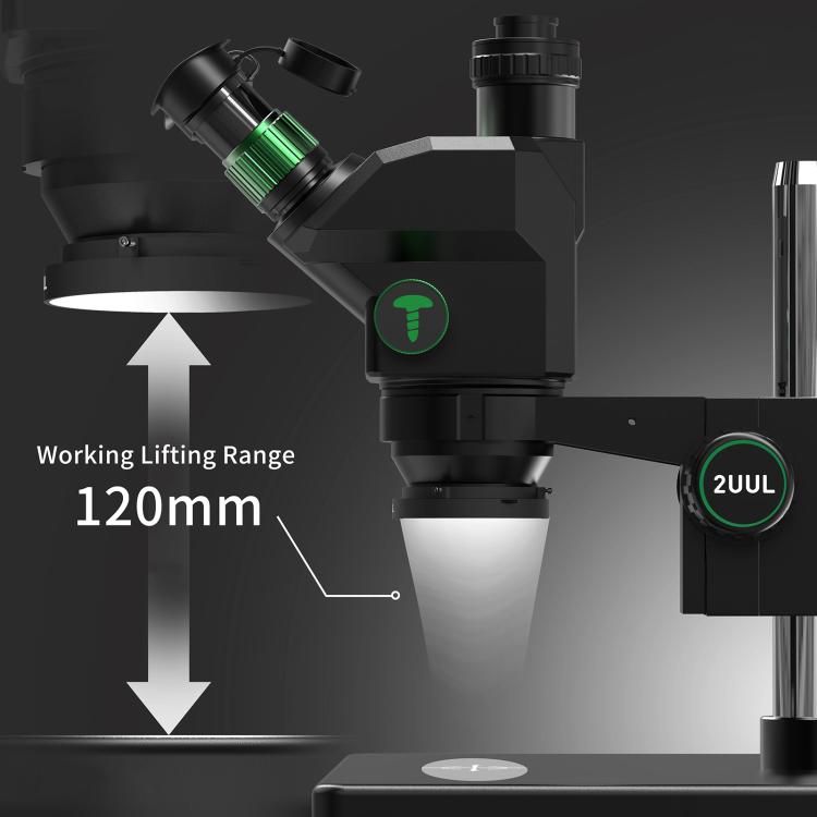 Microscopio trinoculare con zoom sincrono 7-60X MC7060-A1 (2uul)