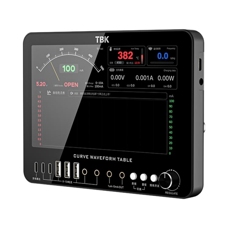 Misuratore di forme d'onda a curva multifunzionale TBK D7 con funzione di saldatore elettrico