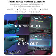 Misuratore di forme d'onda a curva multifunzionale TBK D7 con funzione di saldatore elettrico