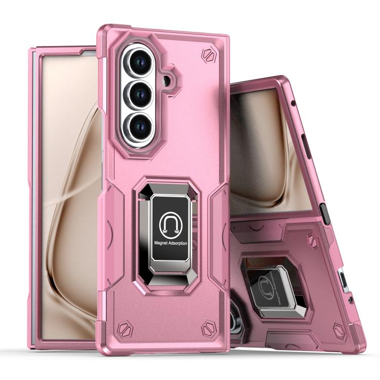 Custodia per telefono antiurto antiscivolo con anello di supporto, For Samsung Galaxy Z Fold7, For Samsung Galaxy Z Flip7, For Samsung Galaxy Z Flip6