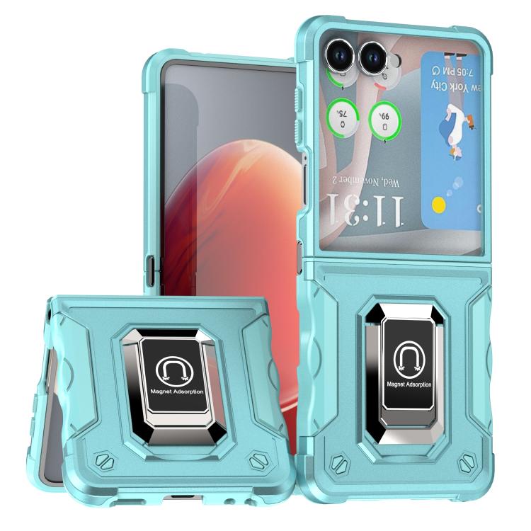 Custodia per telefono antiurto antiscivolo con anello di supporto, For Samsung Galaxy Z Fold7, For Samsung Galaxy Z Flip7, For Samsung Galaxy Z Flip6