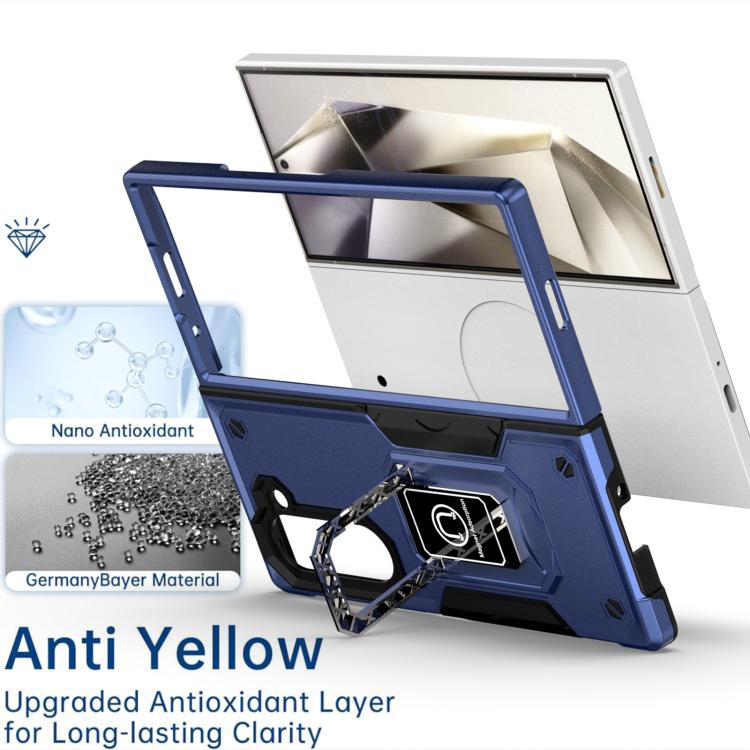 Custodia per telefono antiurto antiscivolo con anello di supporto, For Samsung Galaxy Z Fold6