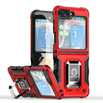Custodia per telefono antiurto antiscivolo con anello di supporto, For Samsung Galaxy Z Fold7, For Samsung Galaxy Z Flip7, For Samsung Galaxy Z Flip6