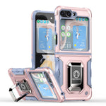 Custodia per telefono antiurto antiscivolo con anello di supporto, For Samsung Galaxy Z Fold7, For Samsung Galaxy Z Flip7, For Samsung Galaxy Z Flip6