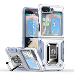 Custodia per telefono antiurto antiscivolo con anello di supporto, For Samsung Galaxy Z Fold7, For Samsung Galaxy Z Flip7, For Samsung Galaxy Z Flip6