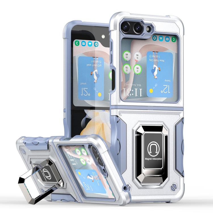Custodia per telefono antiurto antiscivolo con anello di supporto, For Samsung Galaxy Z Fold7, For Samsung Galaxy Z Flip7, For Samsung Galaxy Z Flip6