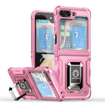 Custodia per telefono antiurto antiscivolo con anello di supporto, For Samsung Galaxy Z Fold7, For Samsung Galaxy Z Flip7, For Samsung Galaxy Z Flip6