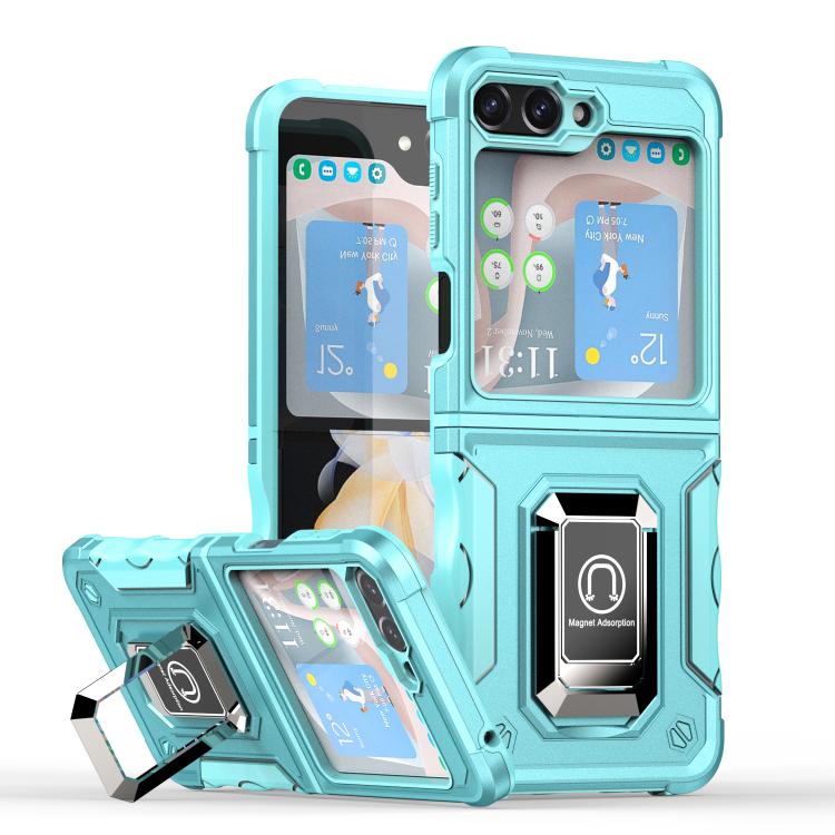Custodia per telefono antiurto antiscivolo con anello di supporto, For Samsung Galaxy Z Fold7, For Samsung Galaxy Z Flip7, For Samsung Galaxy Z Flip6