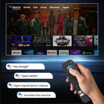 Proiettore intelligente Cheerlux C10 con dongle Google TV versione 2K, risoluzione 1920x1080P e compatibilità 300ANSI., US Plug, UK Plug, AU Plug, EU Plug