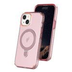 Custodia per telefono colorata 2 in 1 con anello MagSafe., For iPhone 15