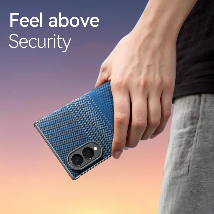 Custodia per telefono SULADA in pelle con trama intrecciata in Kevlar e chiusura magnetica., For Galaxy Z Fold8 5G, For Galaxy Z Fold8 Ultra 5G, For Galaxy Z Fold7 5G