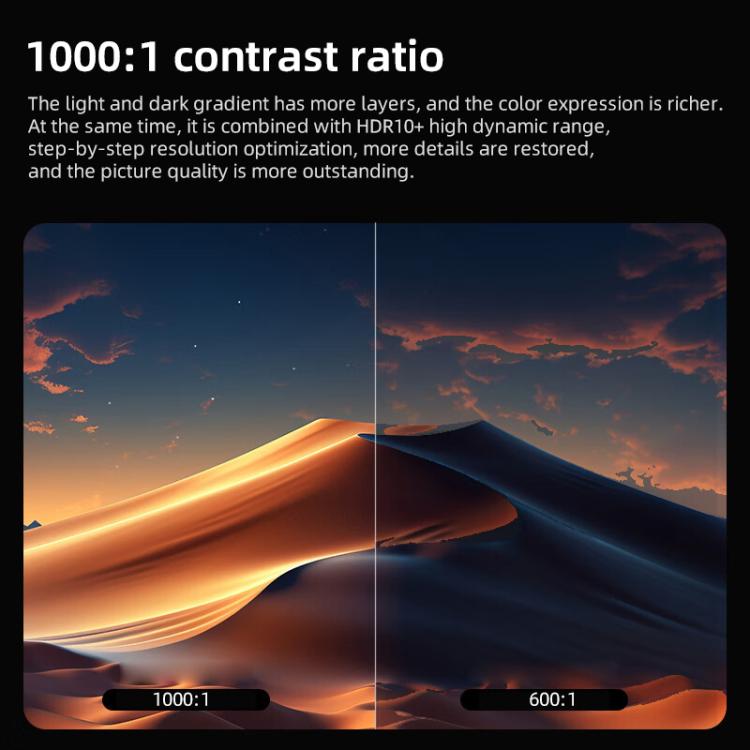 Videoproiettore smart Cheerlux C26D Whale OS versione 1920x1080P 420ANSI, US Plug, UK Plug, AU Plug, EU Plug