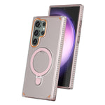 Custodia per telefono colorata 2 in 1 con anello MagSafe., For Samsung Galaxy S25+ / S24+ 5G, For Samsung Galaxy S25 Ultra 5G, For Samsung Galaxy S24 Ultra 5G
