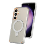 Custodia per telefono colorata 2 in 1 con anello MagSafe., For Samsung Galaxy S25+ / S24+ 5G, For Samsung Galaxy S25 Ultra 5G, For Samsung Galaxy S24 Ultra 5G