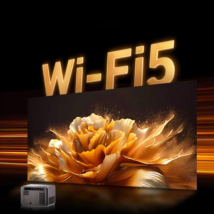 Videoproiettore smart Cheerlux C58A1 Whale OS versione 1920x1080P 650ANSI con display frontale, US Plug, UK Plug, AU Plug, EU Plug