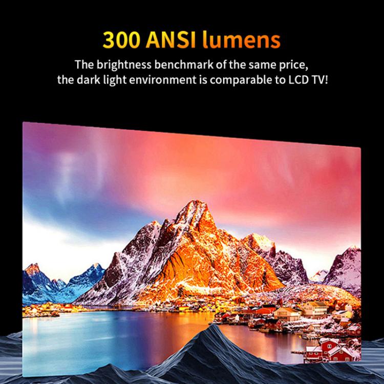 Videoproiettore Cheerlux E2C Full HD 1920x1080P 300 ANSI lumen