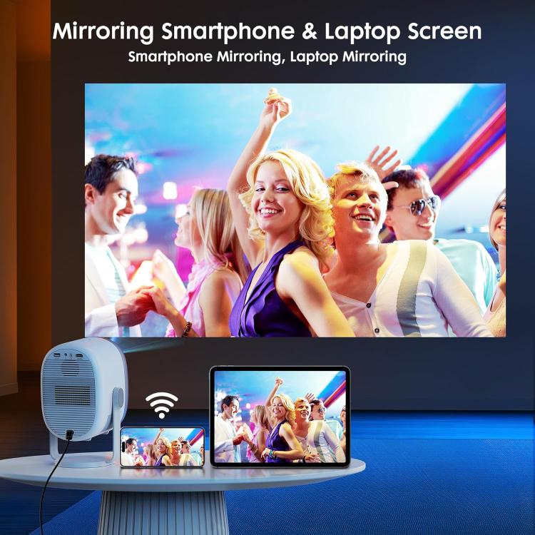 Videoproiettore intelligente Cheerlux H1 Whale OS versione 1280x720P 180ANSI, con stabilizzatore gimbal., US Plug, UK Plug, AU Plug, EU Plug
