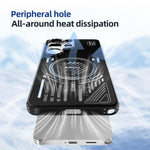 Custodia per telefono ABEEL Ice Fox Series Magsafe con dissipatore di calore., For Samsung Galaxy S26+ 5G, For Samsung Galaxy S26 Ultra 5G, For Samsung Galaxy S26 5G, For Samsung Galaxy S25 Edge 5G