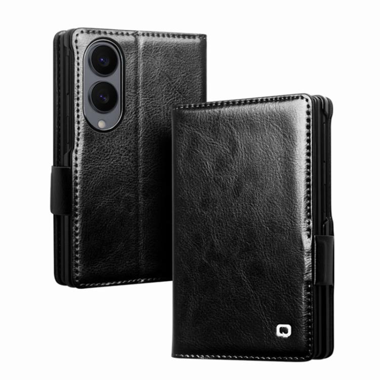 Custodia per telefono QIALINO Classic 103 con fibbia in vera pelle, For Galaxy Z Fold8 Ultra 5G, For Galaxy Z Fold8 5G, For Galaxy Z Flip8 5G, For Samsung Galaxy Z Fold7 5G, For Samsung Galaxy Z Flip7 5G