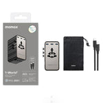 Caricabatterie da viaggio universale MOMAX 205W 7 porte