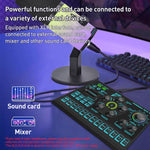 Microfono dinamico XTUGA ZX-777 XLR USB-C con luce RGB