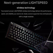 Logitech G PRO X TKL Wireless Gaming Keyboard, GX-T Mechanical Switches