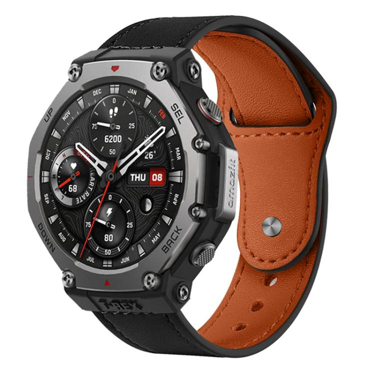Cinturino per orologio xDfind con fibbia a rivetto in vera pelle, 20mm, 22mm