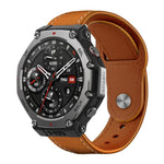 Cinturino per orologio xDfind con fibbia a rivetto in vera pelle, 20mm, 22mm