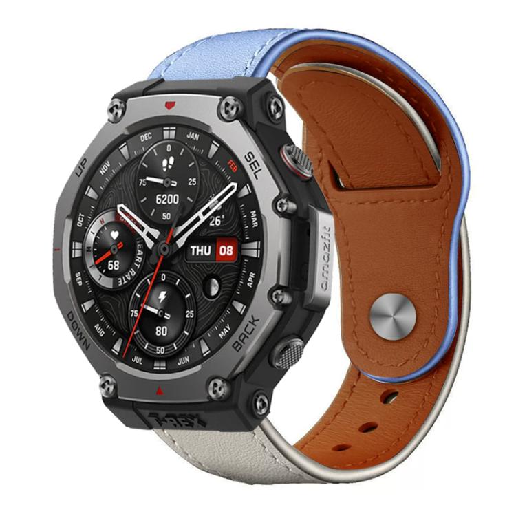 Cinturino per orologio xDfind con fibbia a rivetto in vera pelle, 20mm, 22mm