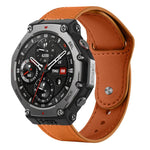 Cinturino per orologio xDfind con fibbia a rivetto in vera pelle, For Amazfit T-Rex 3