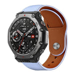 Cinturino per orologio xDfind con fibbia a rivetto in vera pelle, For Amazfit T-Rex 3