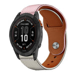 Cinturino per orologio xDfind con fibbia a rivetto in vera pelle, For Garmin Fenix 8/7X/6X/5X 26mm, For Garmin Fenix 8/7/6/5 22mm