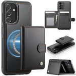 JEEHOOD J09 Portafoglio con fibbia, custodia per telefono in pelle con protezione magnetica MagSafe e RFID., For Samsung Galaxy A36 5G, For Samsung Galaxy A16 4G / 5G, For Samsung Galaxy A14 4G / 5G / M44 5G, For Samsung Galaxy A15 4G / 5G