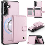 JEEHOOD J09 Portafoglio con fibbia, custodia per telefono in pelle con protezione magnetica MagSafe e RFID., For Samsung Galaxy A36 5G, For Samsung Galaxy A16 4G / 5G, For Samsung Galaxy A14 4G / 5G / M44 5G, For Samsung Galaxy A15 4G / 5G