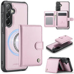 JEEHOOD J09 Portafoglio con fibbia, custodia per telefono in pelle con protezione magnetica MagSafe e RFID., For Samsung Galaxy A57 5G, For Samsung Galaxy A37 5G, For Galaxy A27 5G, For Samsung Galaxy A56 5G
