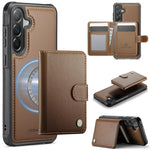 JEEHOOD J09 Portafoglio con fibbia, custodia per telefono in pelle con protezione magnetica MagSafe e RFID., For Samsung Galaxy A57 5G, For Samsung Galaxy A37 5G, For Galaxy A27 5G, For Samsung Galaxy A56 5G