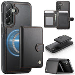 JEEHOOD J09 Portafoglio con fibbia, custodia per telefono in pelle con protezione magnetica MagSafe e RFID., For Samsung Galaxy A57 5G, For Samsung Galaxy A37 5G, For Galaxy A27 5G, For Samsung Galaxy A56 5G