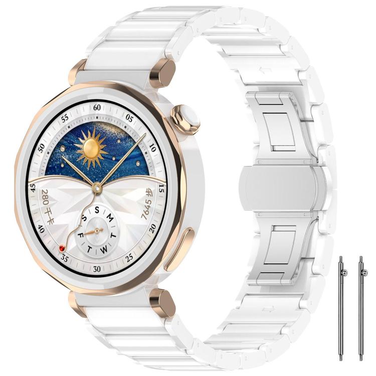 Cinturino per orologio xDfind in ceramica e acciaio inossidabile, For Huawei Watch GT 6 41mm / GT 5 Pro 42mm